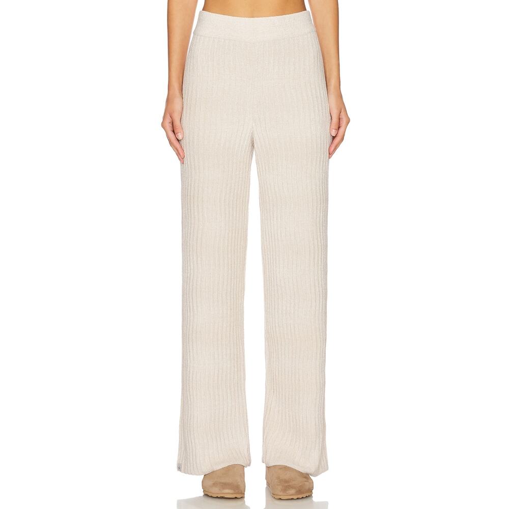 Barefoot Dreams 'Cozychic' White Ultra Light Wave Pant Size S
